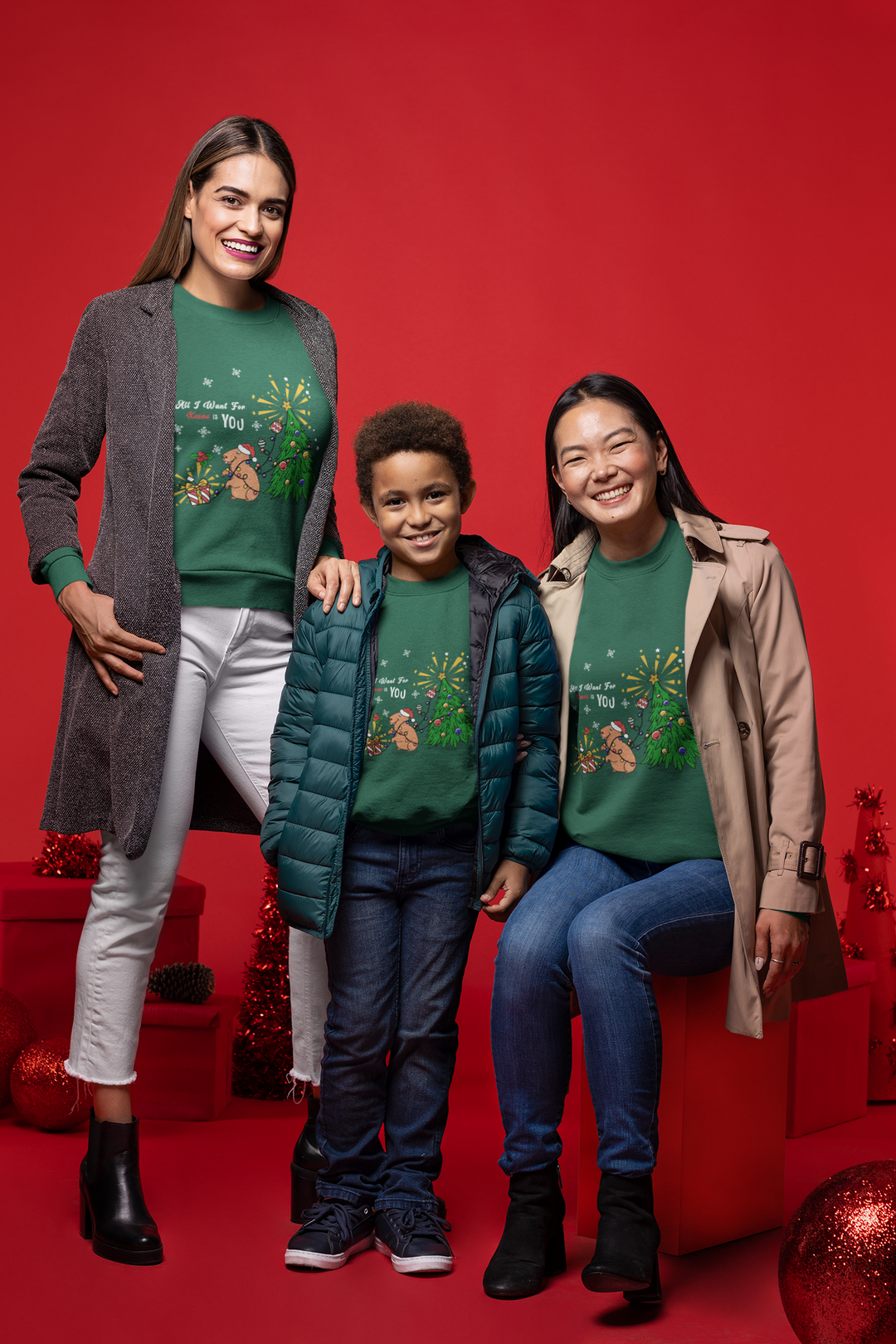 Funny Family Matching Christmas Shirts &amp; Sweaters