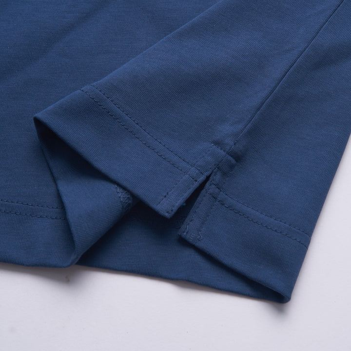 Unisex Navy Blue Cotton Graphic Tees for Dad &amp; Kids - Build Our Fun